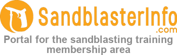 Sandblasting Training Area Logo