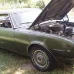 The current state of the 68' pontiac firebird restoration.