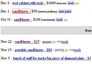 sandblaster craigslist rental iweky