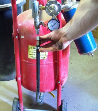 Air hose fix instead of replacing.