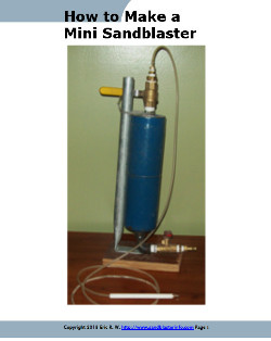 Cover of the mini sandblaster plans.