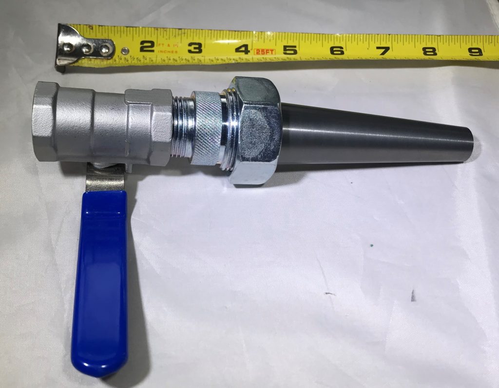 Large Carbide Sandblaster Nozzle Assembly CC1 (1/8″ ID) Nozzle Tip